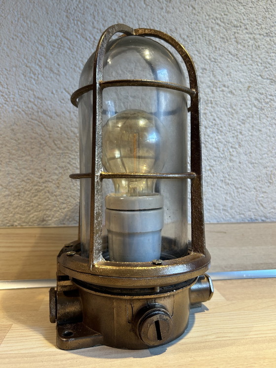 Image 1 of Industrie Retro Vintage Kooilamp Scheepslamp