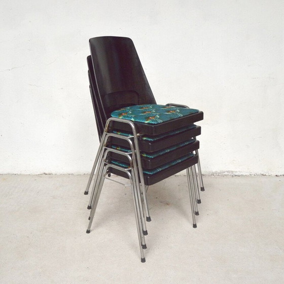 Image 1 of Set van 4 vintage Baumann tropische stoelen 1960