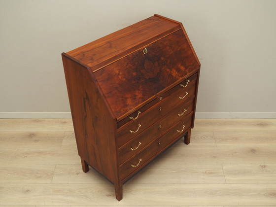 Image 1 of Notenhouten secretaire, Deens ontwerp, 1960S, Productie: Denemarken