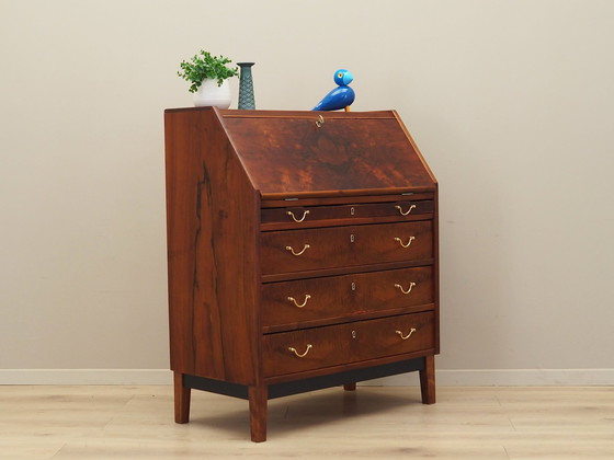 Image 1 of Notenhouten secretaire, Deens ontwerp, 1960S, Productie: Denemarken