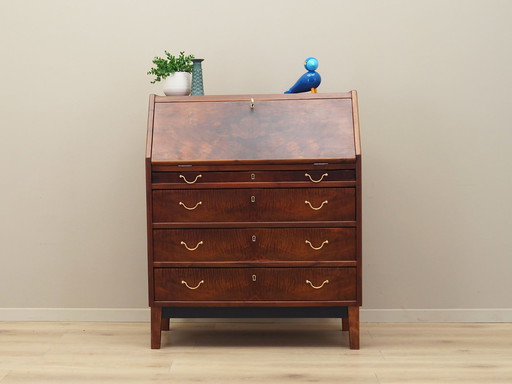 Notenhouten secretaire, Deens ontwerp, 1960S, Productie: Denemarken