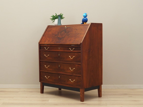 Image 1 of Notenhouten secretaire, Deens ontwerp, 1960S, Productie: Denemarken