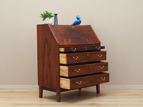 Image 1 of Notenhouten secretaire, Deens ontwerp, 1960S, Productie: Denemarken