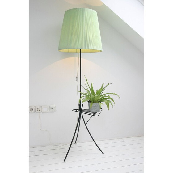 Image 1 of Vintage staande lamp met voet, 1950