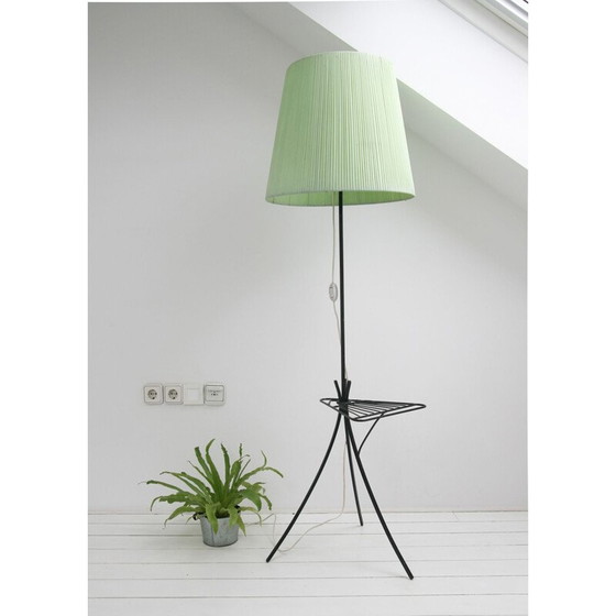Image 1 of Vintage staande lamp met voet, 1950