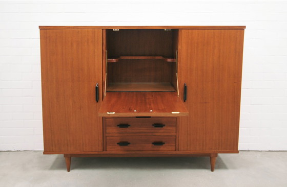 Image 1 of vintage servieskast high board dressoir