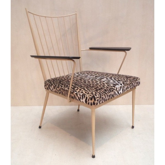 Image 1 of Paar vintage fauteuils van Henri Lancel,1960