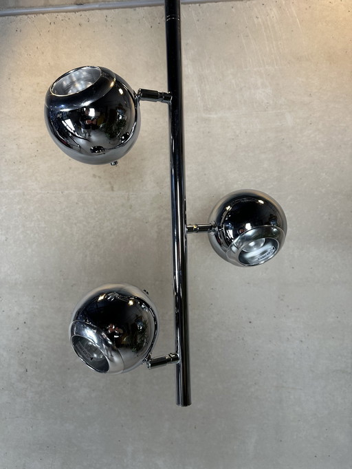 Vintage Space Age ‘Eyeball’ Lamp - Chroom