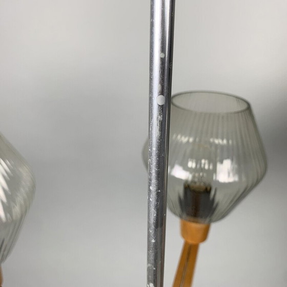 Image 1 of Vintage kroonluchter van Drevo Humpolec, Tsjecho-Slowakije 1970