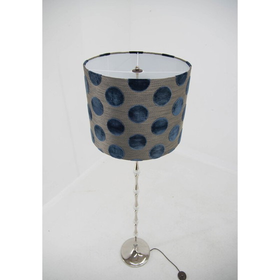 Image 1 of Vloerlamp van Mid Century nikkel en glas, Duitsland 1970