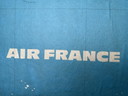 Vintage Xxl Air France ‘Airway’ Map - 1970’S