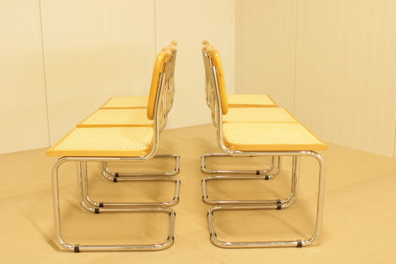 Image 1 of 6x Vintage eetkamerstoelen