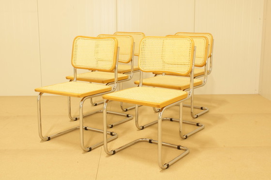 Image 1 of 6x Vintage eetkamerstoelen