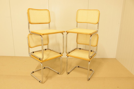 Image 1 of 6x Vintage eetkamerstoelen