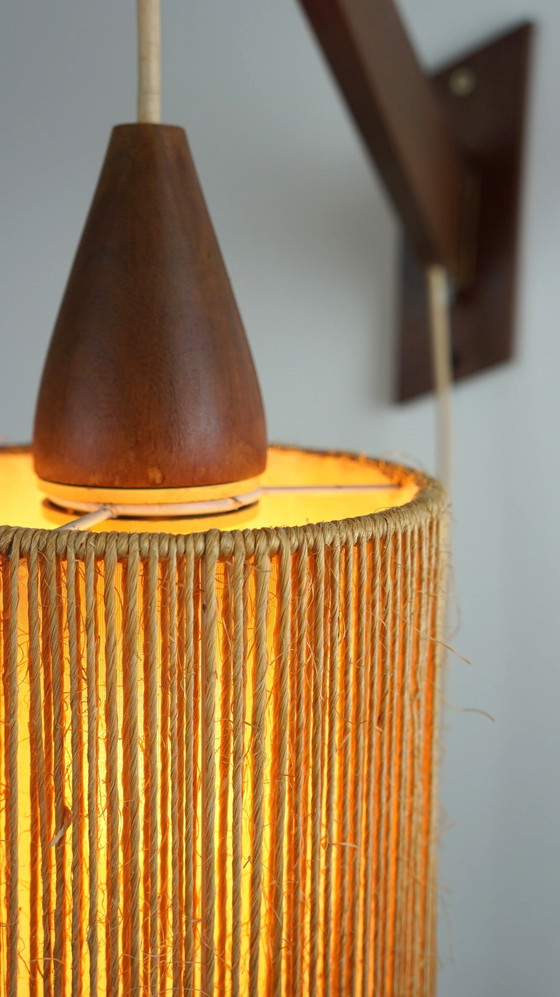 Image 1 of Vintage Jute Design Wandlamp