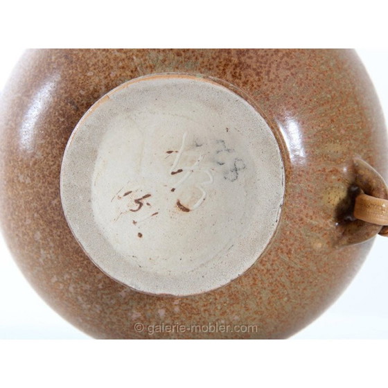 Image 1 of Scandinavische vintage keramische kruik van Arne Bang, 1940