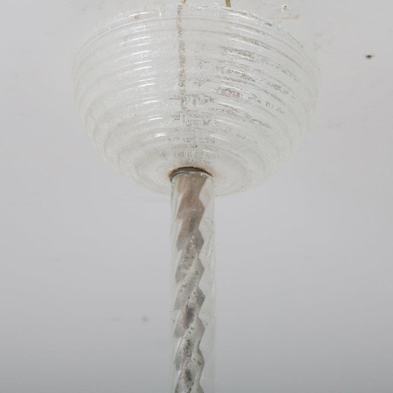 Image 1 of Ercole Barovier Murano glazen hanglamp, Italië 1930