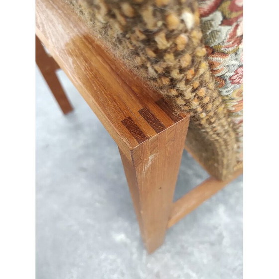 Image 1 of Scandinavische vintage fauteuil in teak en schuim voor Cado, 1960