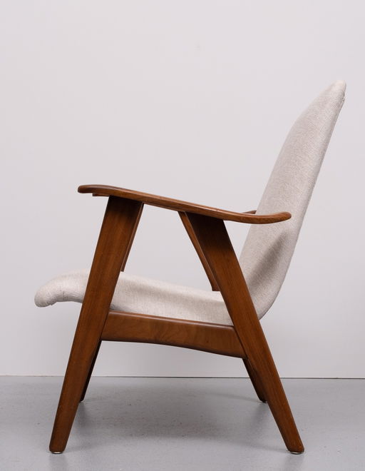 Organic shaped Armchair Louis van Teeffelen 1960s Holland