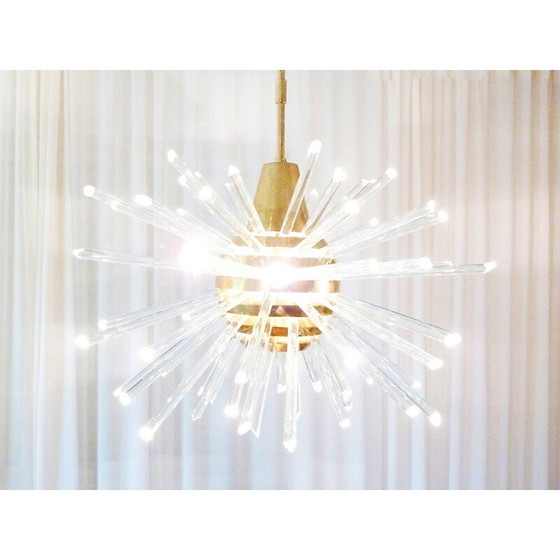 Image 1 of Vintage spoetnik kroonluchter voor Bakalowits en Soehne Mirakel, 1845