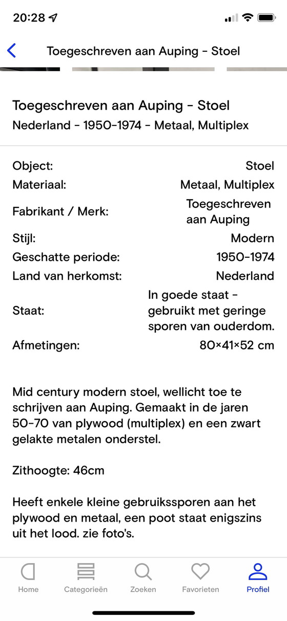 Image 1 of Vintage Stoel