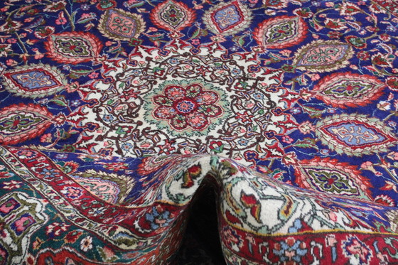 Image 1 of Origineel handgeknoopt Perzisch tapijt Tabriz 30 Raj Fijn 402 X 300 Cm Topconditie