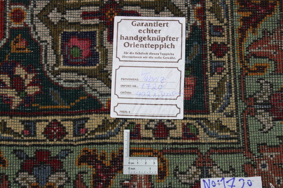 Image 1 of Origineel handgeknoopt Perzisch tapijt Tabriz 30 Raj Fijn 402 X 300 Cm Topconditie