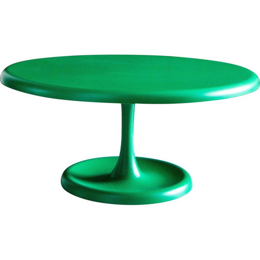 Vintage Tulipe salontafel met fiberglas voet, 1970