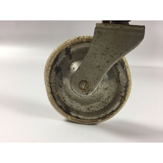 Image 1 of Vintage teakhouten bolderkar, Denemarken 1960