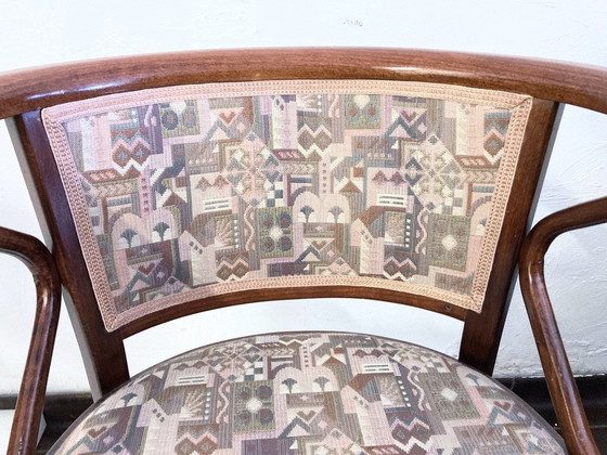 Image 1 of 2 fauteuils van Thonet Design Josef Hoffmann voor het cabaret Fledermaus