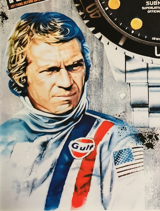 Image 1 of Rolex Art Work, Limited Edition: "Rolex Submariner 5512", Steve Mc Queen Submariner, Reference 5512 (Chronometer /4-Liner). 