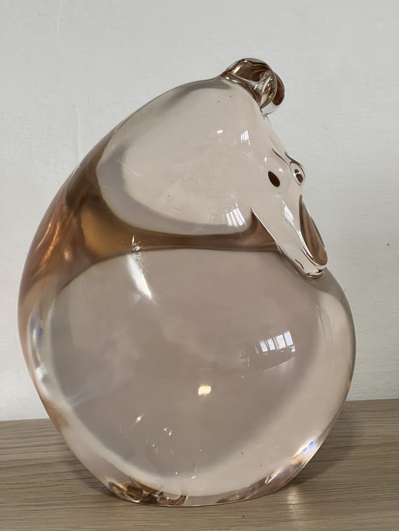 Image 1 of Pino Signoretto (1944-2017), Gesigneerde glazen sculptuur, Familie.