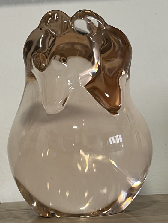 Image 1 of Pino Signoretto (1944-2017), Gesigneerde glazen sculptuur, Familie.