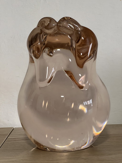 Pino Signoretto (1944-2017), Gesigneerde glazen sculptuur, Familie.