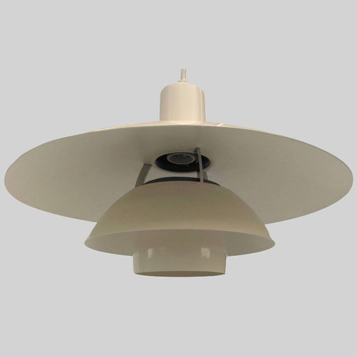 Vintage metalen hanglamp model 117077 van Poul Henningsen voor Louis Poulsen, jaren 1970