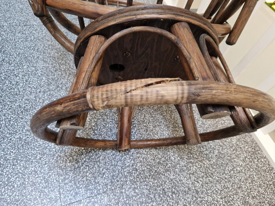 Image 1 of Vintage Rotan fauteuil