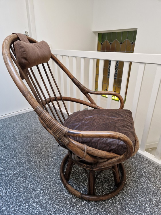 Image 1 of Vintage Rotan fauteuil