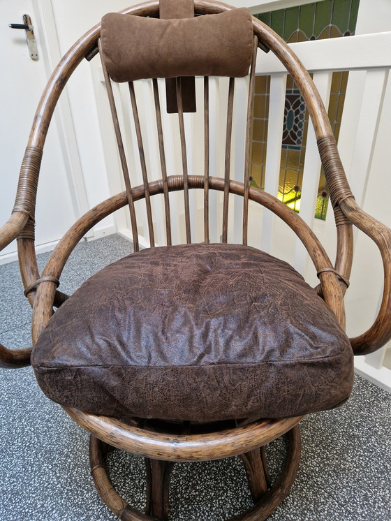 Image 1 of Vintage Rotan fauteuil