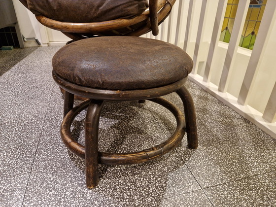 Image 1 of Vintage Rotan fauteuil