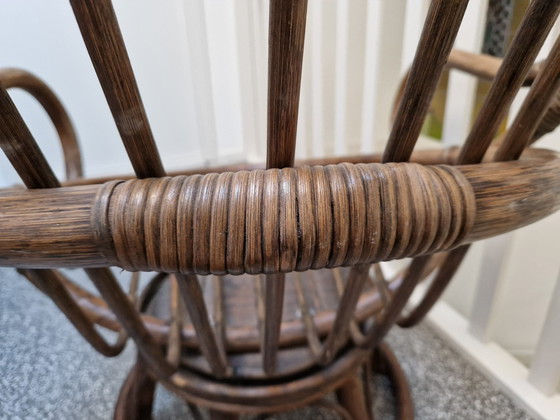 Image 1 of Vintage Rotan fauteuil