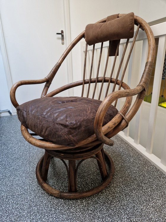 Image 1 of Vintage Rotan fauteuil