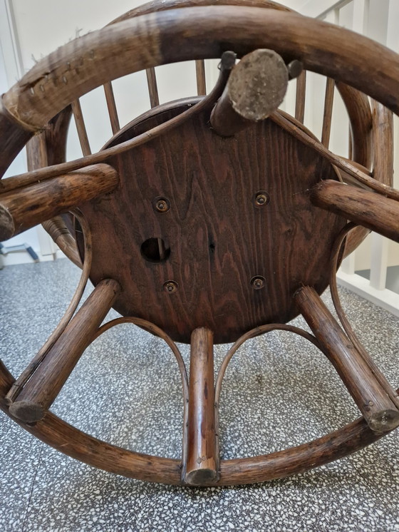 Image 1 of Vintage Rotan fauteuil