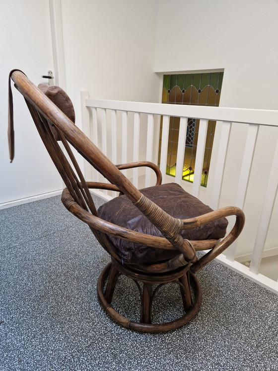 Image 1 of Vintage Rotan fauteuil