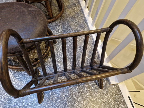 Image 1 of Vintage Rotan fauteuil