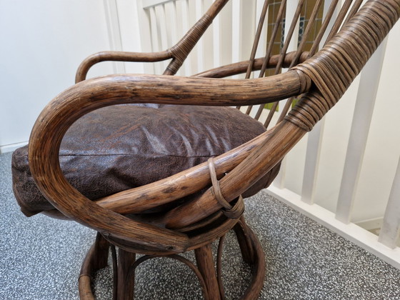 Image 1 of Vintage Rotan fauteuil