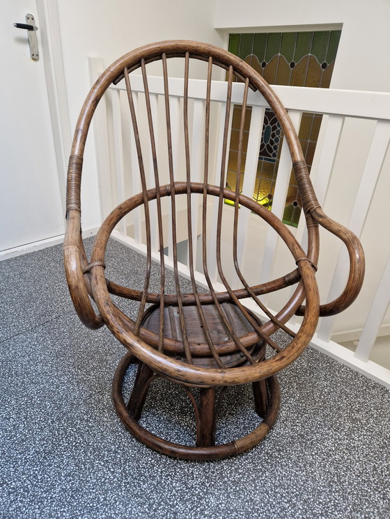 Image 1 of Vintage Rotan fauteuil