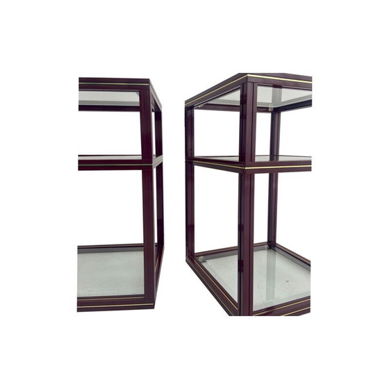 Image 1 of Paar vintage bijzettafels van Pierre Vandel, Frankrijk 1970