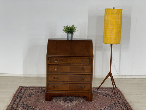 Image 1 of Mid Century secretaire ladekast dressoir vintage