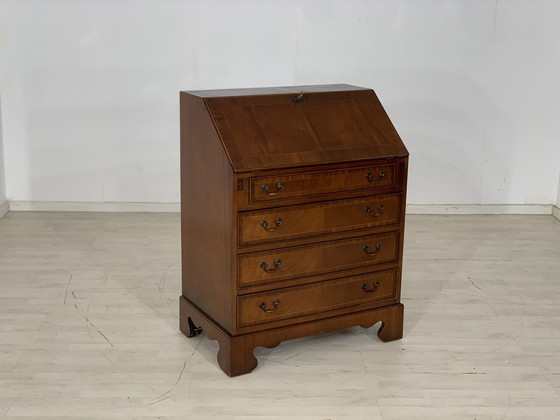 Image 1 of Mid Century secretaire ladekast dressoir vintage