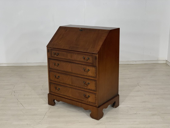 Image 1 of Mid Century secretaire ladekast dressoir vintage